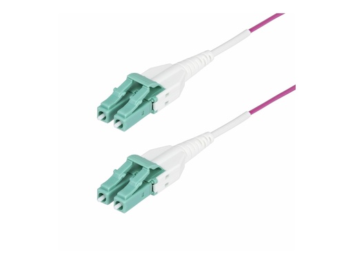[OM4RLCLC3M] StarTech.com 3m (10ft) LC/LC (UPC) OM4 Multimode Fiber Optic Cable, OFNR - Patch-Kabel - LC/UPC Duplex Multi-Mode (M)