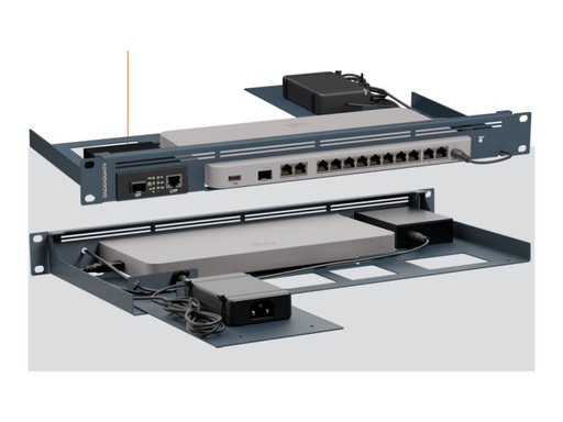 [RM-CI-T24MC] Rackmount.IT RM-CI-T24MC - Montagesatz für Netzwerkgeräte - Rack montierbar - cisco metallisch blau - 1U - 48.3 cm (19")