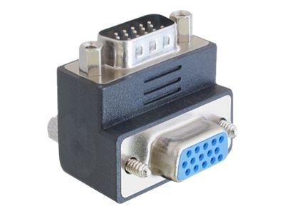 [65290] Delock Adapter VGA male / female 270° angled - VGA-Adapter - HD-15 (VGA)