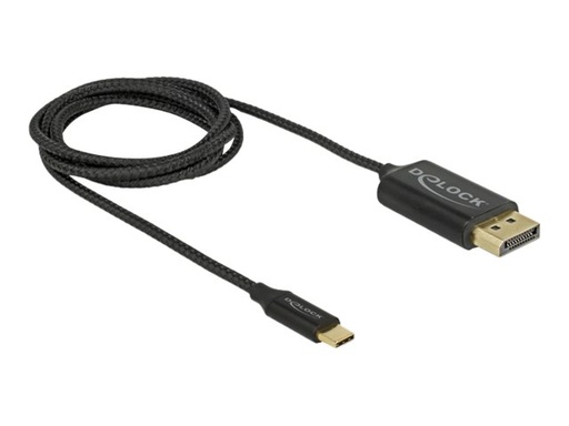 [83709] Delock DisplayPort-Kabel - USB-C (M) zu DisplayPort (M)