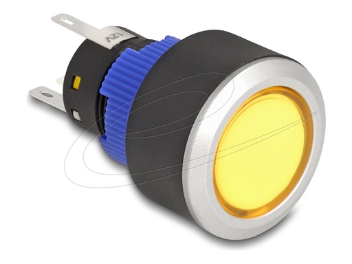 [22050] Delock Drücktaster - for Installation 22 mm, 5 x solder connection