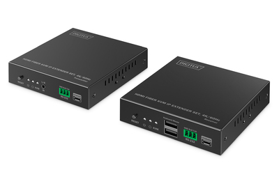 [DS-55348] DIGITUS HDMI Fiber KVM IP Extender Set, 4K/60Hz