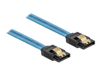 [82133] Delock SATA 6 Gb/s Cable UV glow effect - SATA-Kabel