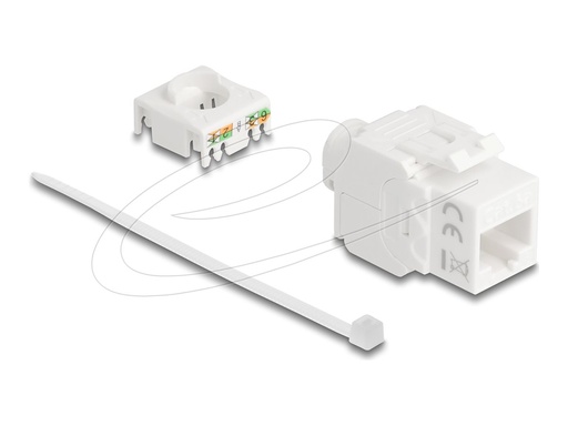 [90722] Delock Modulare Eingabe - 180°, werkzeugfrei