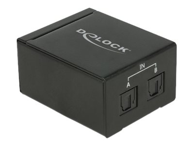 [18767] Delock TOSLINK Switch - Audio-Switch - 2 x TOSLINK