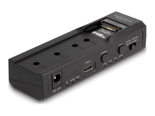 [64252] Delock Speicher-Controller - Klonfunktion - 2.5", 3.5", M.2 (6.4 cm, 8.9 cm)