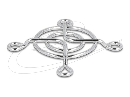 [67304] Delock Fan-Grill - Silber