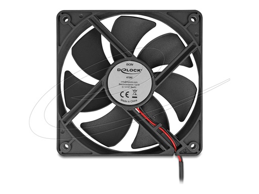 [67292] Delock Gehäuselüfter - axial - 120 mm - Schwarz