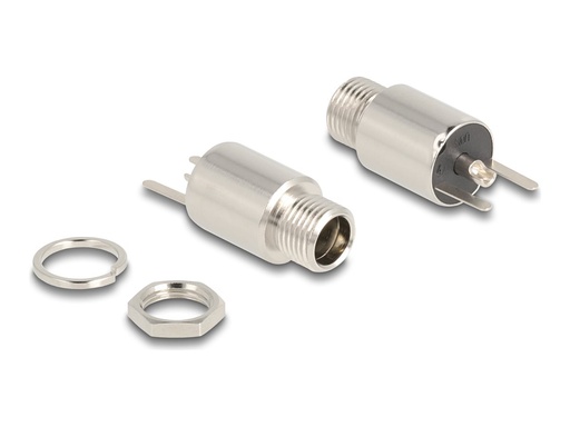 [90176] Delock Netzanschluss - DC jack 5,5 mm x 12 mm (ID: 2,5 mm)