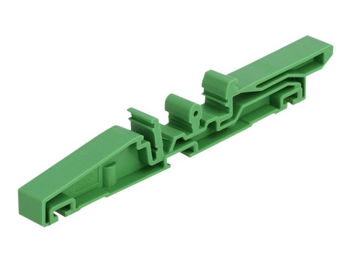 [66262] Delock DIN-Schienenklammer - grün (Packung