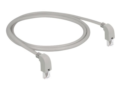 [85877] Delock Patch-Kabel - RJ-45 (M) nach unten gewinkelt zu RJ-45 (M)