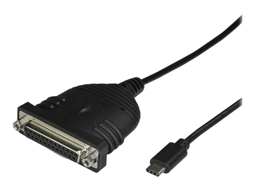 [ICUSBCPLLD25] StarTech.com StarTech USB C to Parallel Printer Cable - DB25 Female Port for IEEE1284 Printers - Bus Powered - Printer Cable Adapter - USB to DB25 (ICUSBCPLLD25)