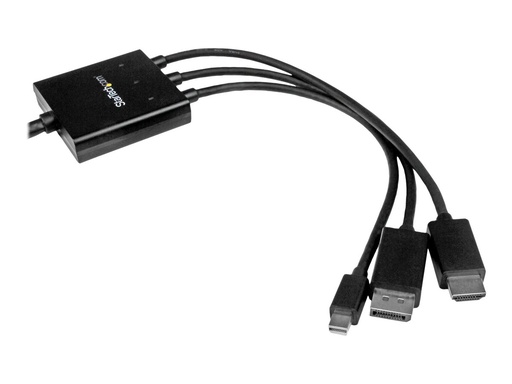 [DPMDPHD2HD] StarTech.com Startech 2m HDMI, DisplayPort oder Mini DisplayPort auf HDMI Konverter Kabel - HDMI, DP oder Mini DP zu HDMI Adapterkabel - Videoadapter - HDMI, DisplayPort, Mini DisplayPort männlich zu HDMI, Mikro-USB Typ B (nur Strom)