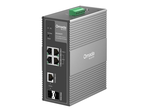 [IES206GPP] TP-LINK PoE++ Switch Omada IES206GPP - Switch - Glasfaser (LWL)