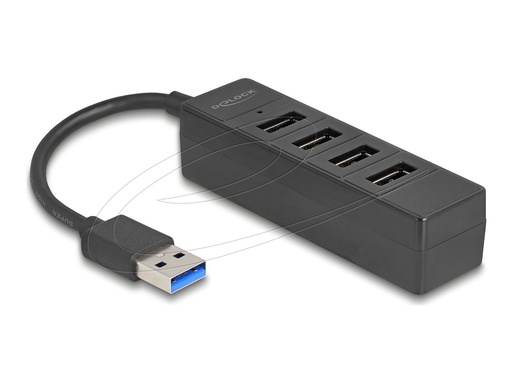 [64350] Delock Hub - 5 Gbps, USB-A - 4 x USB 3.2 Gen