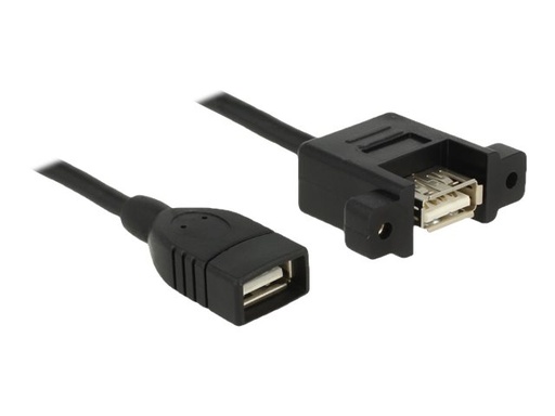 [85459] Delock USB-Kabel - USB (W) zu USB (W) Paneel