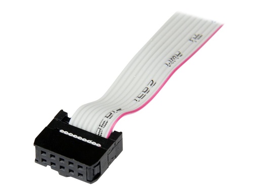 [PLATE9M16] StarTech.com DB9 Slotblech Seriell Motherboard Header mit 9pol Stecker an 10-pin Buchse - Motherboard Header (Buchse)
