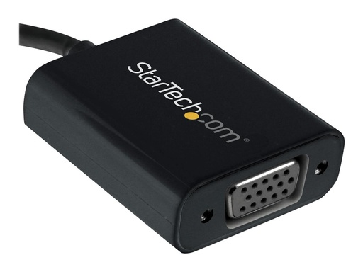[CDP2VGA] StarTech.com StarTech USB-C to VGA Adapter - Black - 1080p - Video Converter For Your MacBook Pro - USB C to VGA Display Dongle (CDP2VGA)