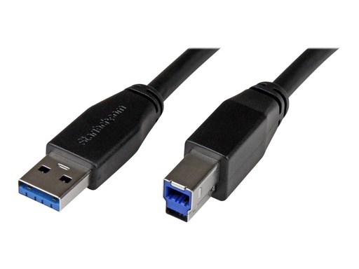 [USB3SAB10M] StarTech.com StarTech 10m Aktives USB 3.0 USB-A auf USB-B Kabel - USB A zu USB B Anschlusskabel - USB 3.1 Gen 1 (5 Gbit/s)