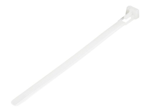 [CBMZTRB6] StarTech.com Kabelbinder - 152x3 mm, lösbar, 94V-2/UL, weiß, 100 Stück - Kabelbinder - 15 cm - weiß - TAA-konform (Packung mit 100)