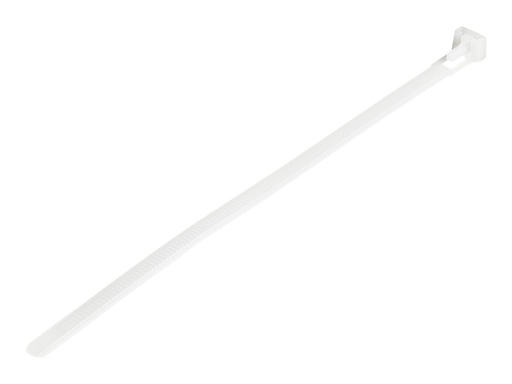 [CBMZTRB8] StarTech.com Kabelbinder - 203x4 mm, lösbar, 94V-2/UL, weiß, 100 Stück - Kabelbinder - 20 cm - weiß - TAA-konform (Packung mit 100)
