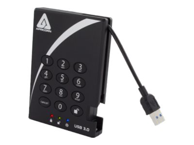 [4ZP1P31362] Lenovo Apricorn Aegis Padlock 3.0 - Festplatte - verschlüsselt - 1 TB - extern (tragbar)