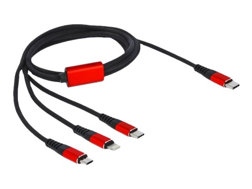 [86711] Delock 3 in 1 - Kabel nur zum Laden - USB-C männlich