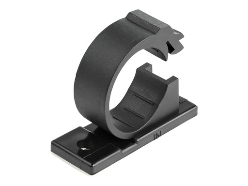[CBMCC3] StarTech.com 100 Selbstklebende Kabelklemmen Groß - PC Kabelmanagement/Kabelhalterung - Kabel Organisator - Netzwerk/USB/Ethernet Kabelclips - Nylonklemme UL/94V-2 Brandklasse - Schwarz (CBMCC3)