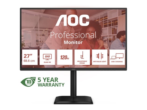 [Q27E4CV] AOC Q27E4CV - LED-Monitor - 68.6 cm (27") - 2560