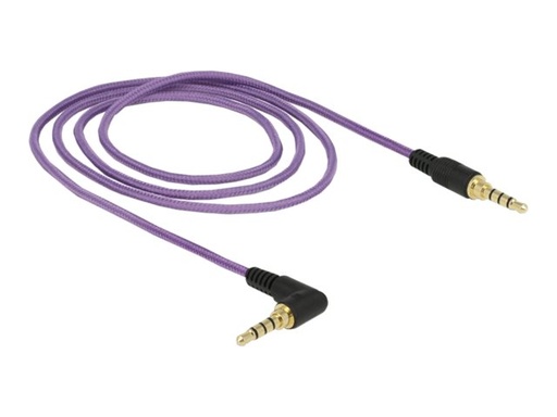 [85611] Delock Audiokabel - 4-poliger Mini-Stecker
