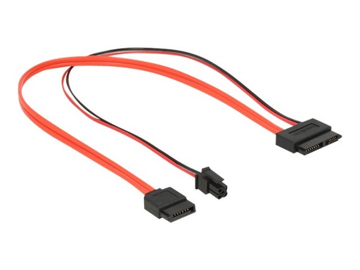 [84848] Delock SATA-Kabel - Serial ATA 150/300/600 - Slimline SATA (R)