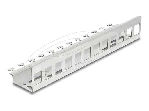 [90631] Delock Keystone-Adapter - Metall - DIN schienenmontierbar