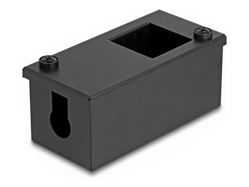 [81553] Delock Easy 45 - Keystone-Modulträger - 2 Anschlüsse (22,5 x 45 mm)