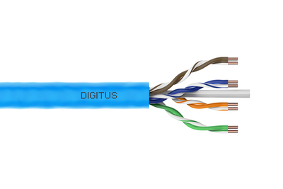 [DK-1616-A-VH-1] DIGITUS CAT 6A U/UTP Datenkabel - Verlegekabel, 100 m, Simplex, B2ca