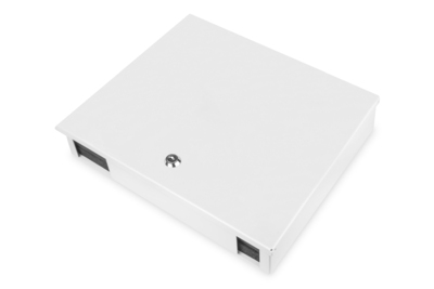 [DN-96843M-OS2] DIGITUS LWL-Wandgehäuse, Singlemode, bestückt, 24 x LC DX-Adapter und Pigtail