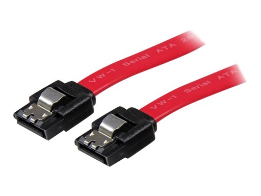 [LSATA18] StarTech.com 45 cm einrastendes SATA-Kabel - S-ATA Anschlusskabel - Buchse/Buchse - SATA-Kabel - Serial ATA 150/300/600 - SATA (R)