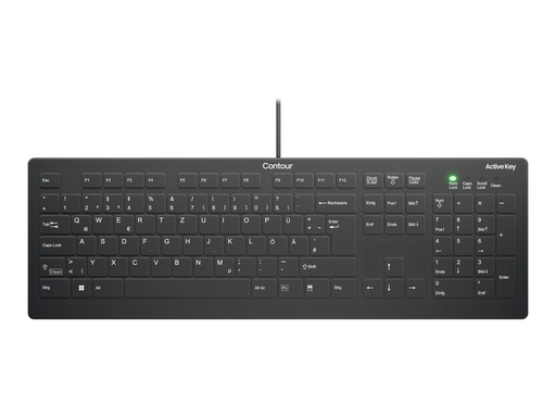 [AK-C8112-US-B/DE] Cherry Contour Active Key QuickClean AK-C8112 - Tastatur