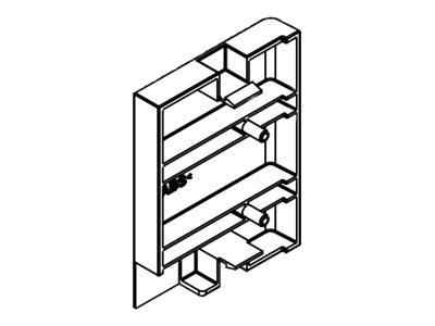 [3HW04030] Kyocera Linke hintere Abdeckung