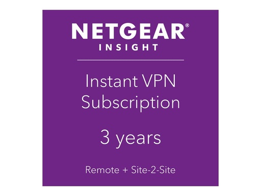 [NPVNY3L1-10000S] Netgear Insight Instant VPN - Abonnement-Lizenz (3 Jahre)