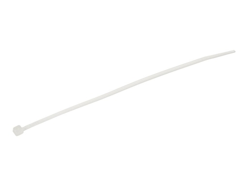 [CBMZT6N] StarTech.com Kabelbinder - 152x3 mm, gebogene Spitze, weiß, 100 Stück - Kabelbinder - 15.24 cm - weiß - TAA-konform (Packung mit 100)