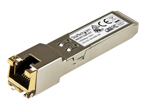[MASFP1GBTXST] StarTech.com Startech Cisco Meraki MA-SFP-1GB-TX kompatibel SFP - Gigabit RJ45 Kupfer 1000Base-T SFP Transceiver Modul - 100m - SFP (Mini-GBIC)