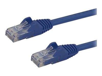 [N6PATC1MBL] StarTech.com 1m CAT6 Ethernet Cable, 10 Gigabit Snagless RJ45 650MHz 100W PoE Patch Cord, CAT 6 10GbE UTP Network Cable w/Strain Relief, Blue, Wiring is UL Certified/TIA - Category 6 - 24AWG (N6PATC1MBL)