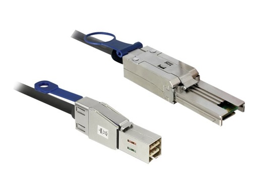 [83734] Delock Externes SAS-Kabel - SAS 6Gbit/s - 36 pin 4x Mini SAS HD (SFF-8644)