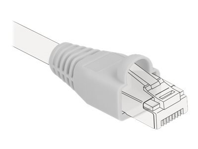 [86727] Delock Strain relief for RJ45 plug - Netzwerkkabel-Knickschutz - Grau (Packung mit 20)