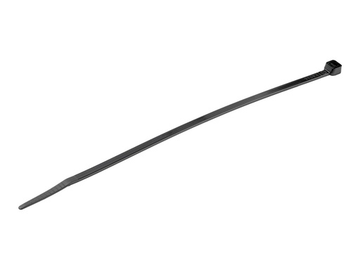 [CBMZT8B] StarTech.com Kabelbinder - 203x4 mm, gebogene Spitze, schwarz, 100 Stück - Kabelbinder - 20.32 cm - Schwarz - TAA-konform (Packung mit 100)