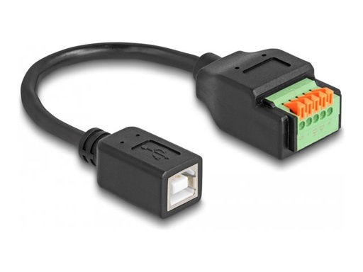 [66250] Delock USB-Adapter - 5-poliger Anschlussblock zu USB Typ B (W)