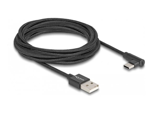 [80033] Delock USB-Kabel - USB (M) zu USB-C (M) gewinkelt
