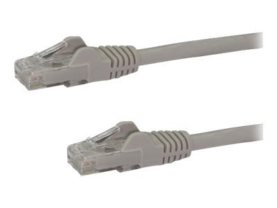[N6PATC5MGR] StarTech.com 5m CAT6 Ethernet Cable, 10 Gigabit Snagless RJ45 650MHz 100W PoE Patch Cord, CAT 6 10GbE UTP Network Cable w/Strain Relief, Grey, Wiring is UL Certified/TIA - Category 6 - 24AWG (N6PATC5MGR)