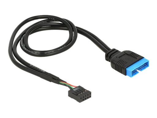 [83776] Delock Interner USB-Adapter - 9-poliger USB-Header (W)