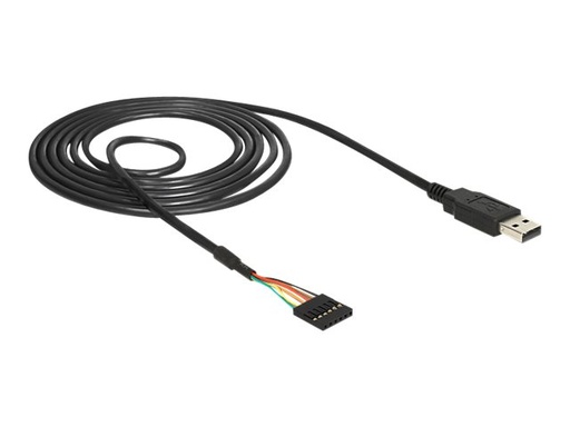 [83784] Delock Converter USB 2.0 > Serial-TTL 6 pin socket Pinheader 1.8 m (5 V)